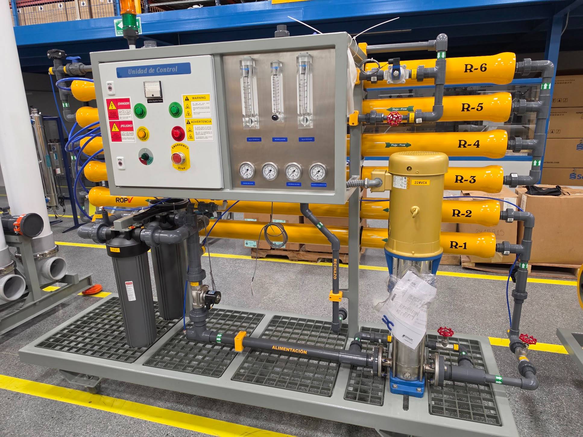 CDAR-24000 Planta RO 4" - 12 membranas